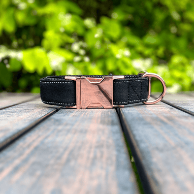 Onyx Dog Collar Rose Gold Collection