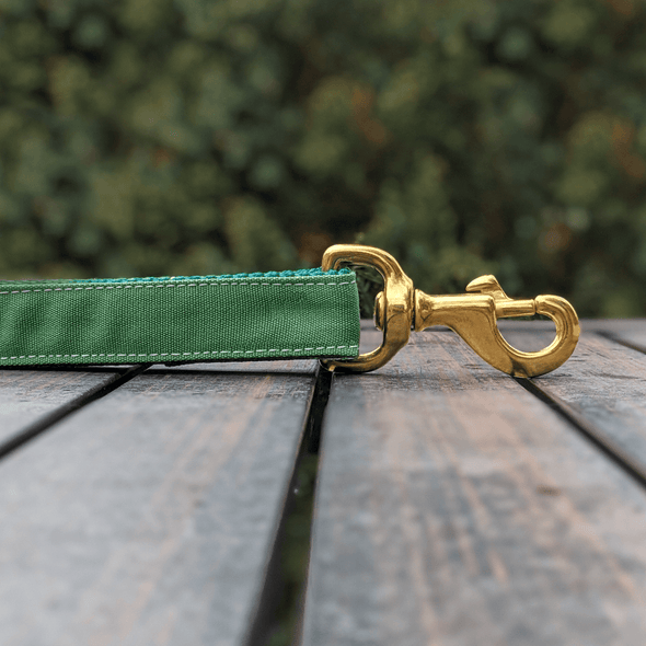 Evergreen Dog Leash Gold Collection